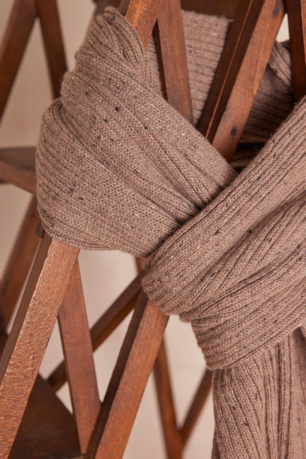 Maison 123 TIM Ribbed Wool Scarf