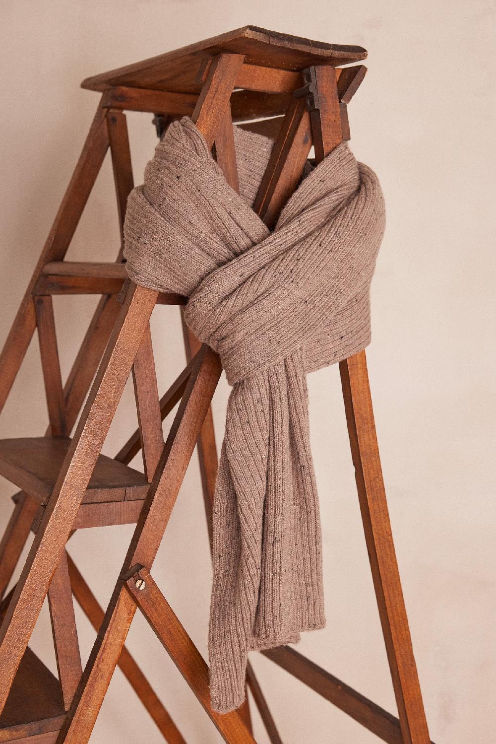 maison 123 TIM ribbed wool scarf