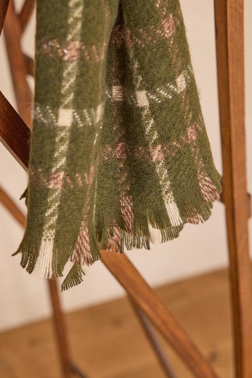 Maison 123 TIMEO Checked Scarf