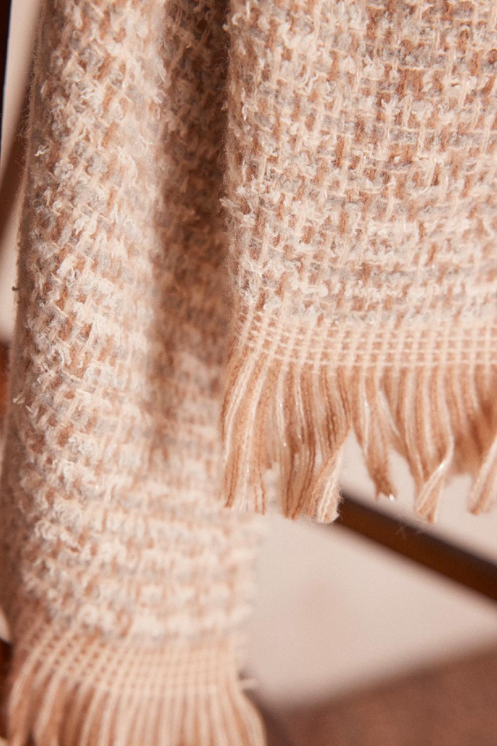 Maison 123 TIMOTHE Tweed Effect Scarf