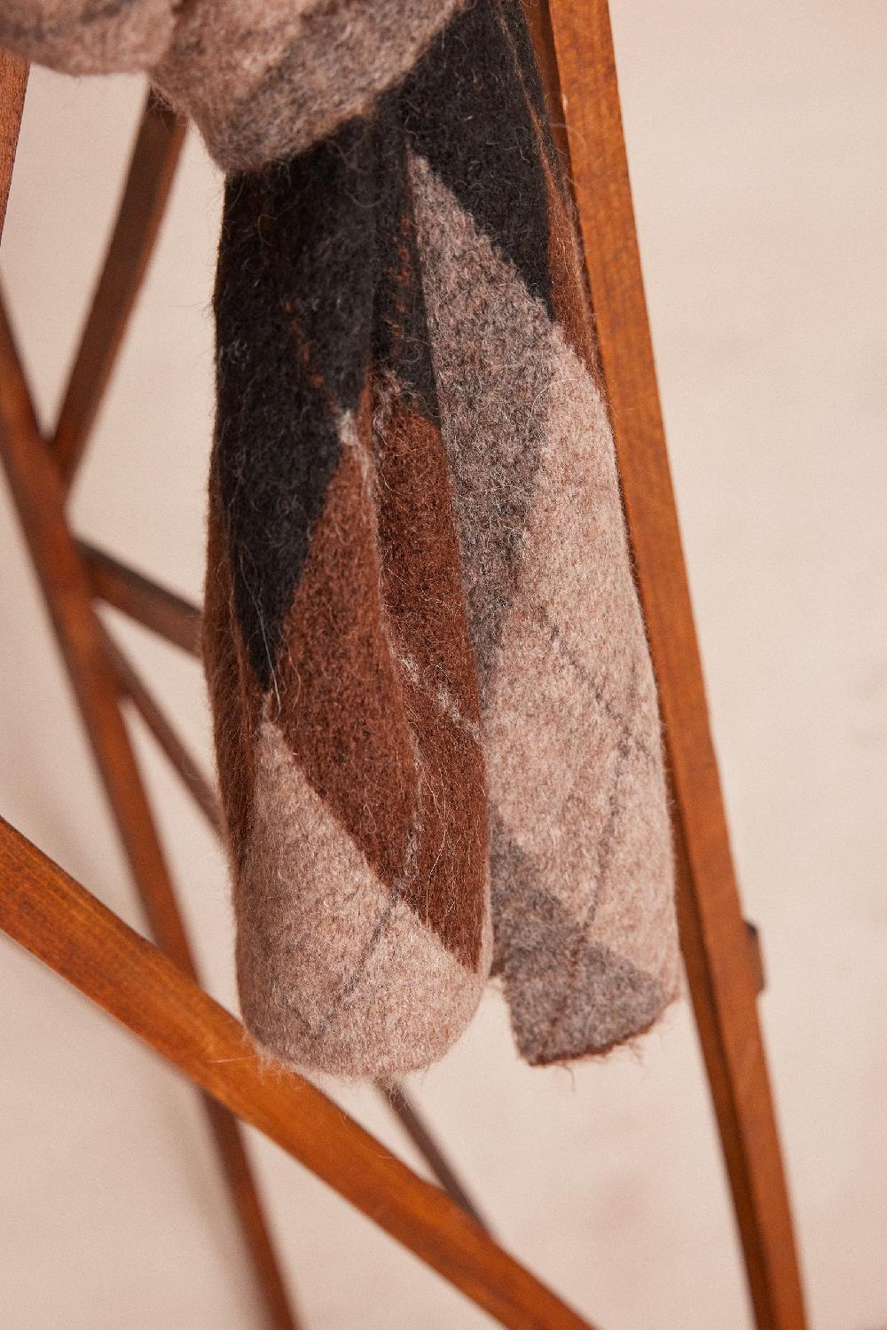 Maison 123 TOBIAS Scarf In Wool And Alpaca