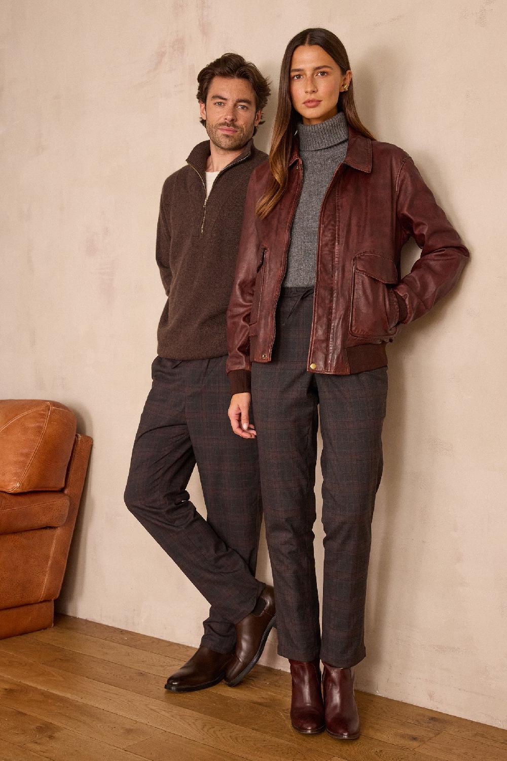 Maison 123 Unisex Checked Trousers CHARMANT