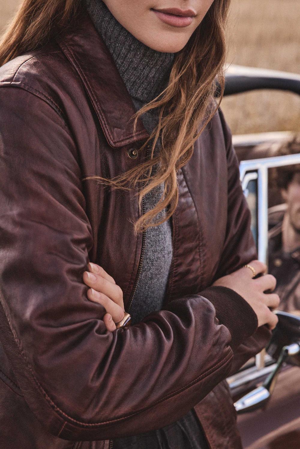 Maison 123 Unisex Jacket In 100% Leather SEDUCTEUR