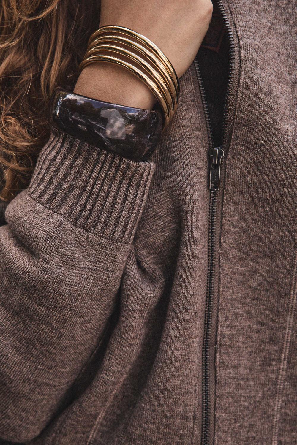 Maison 123 Unisex Wool Bomber Jacket BAROUDEUR