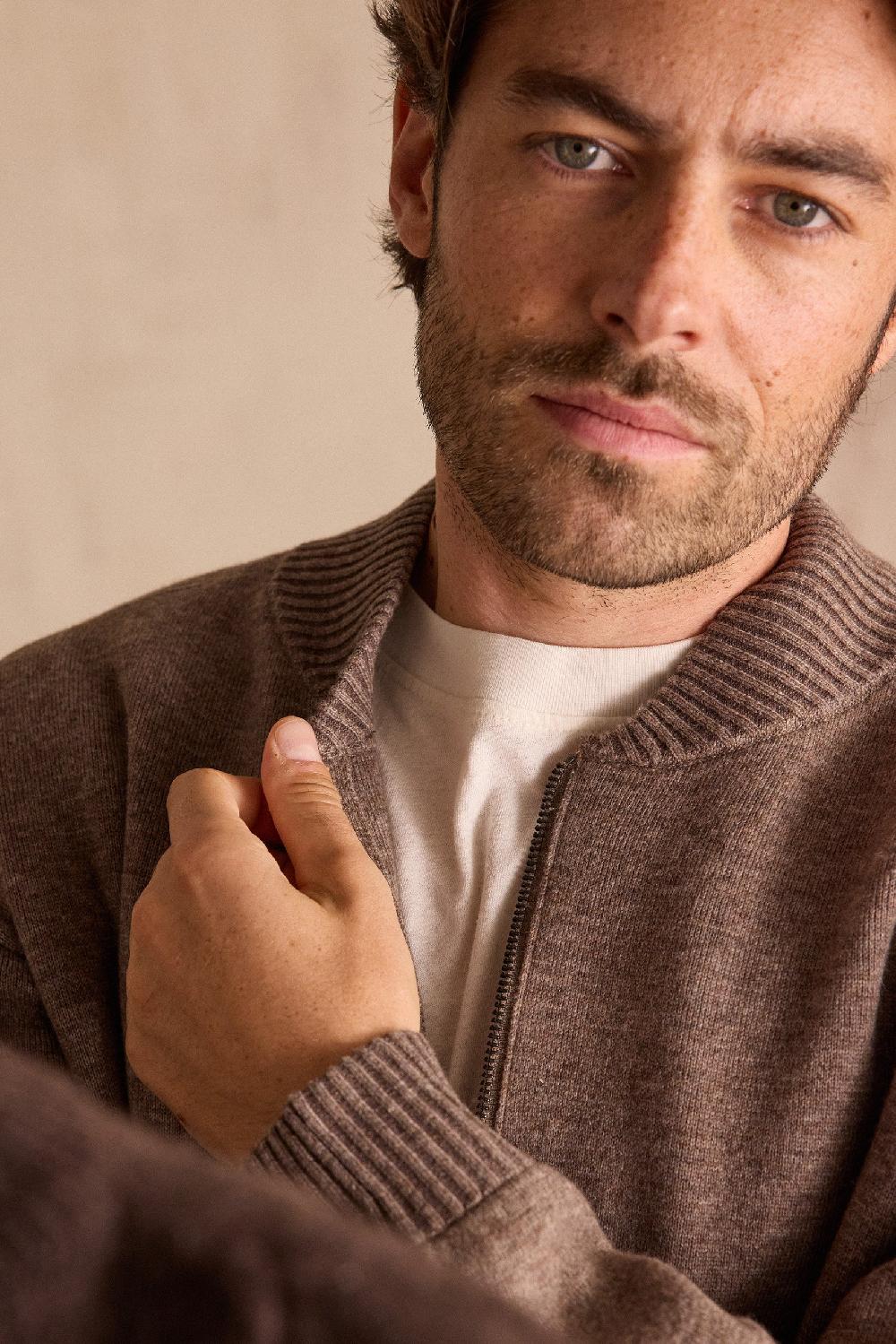 Maison 123 Unisex Wool Bomber Jacket BAROUDEUR