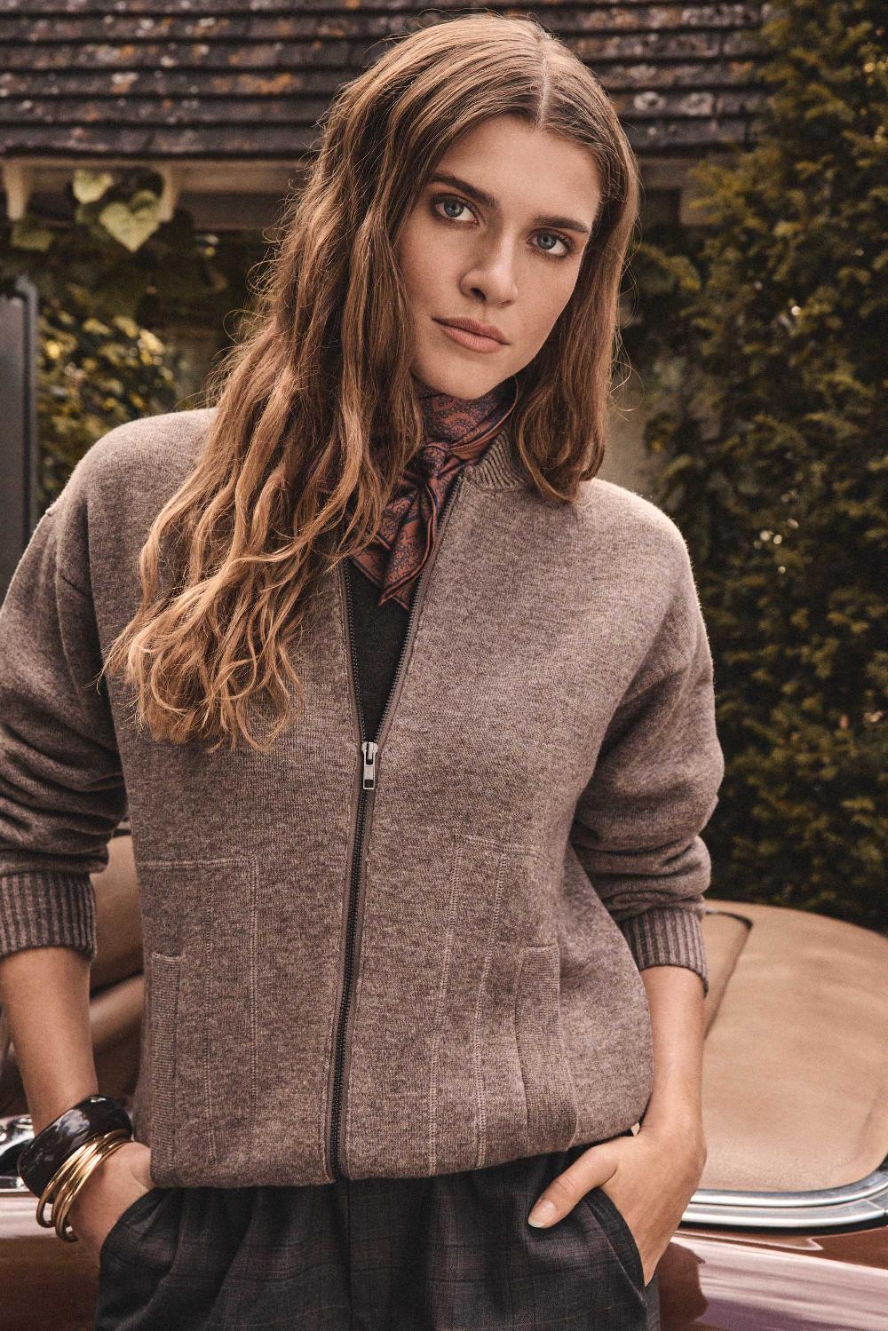 maison 123 Unisex wool bomber jacket BAROUDEUR