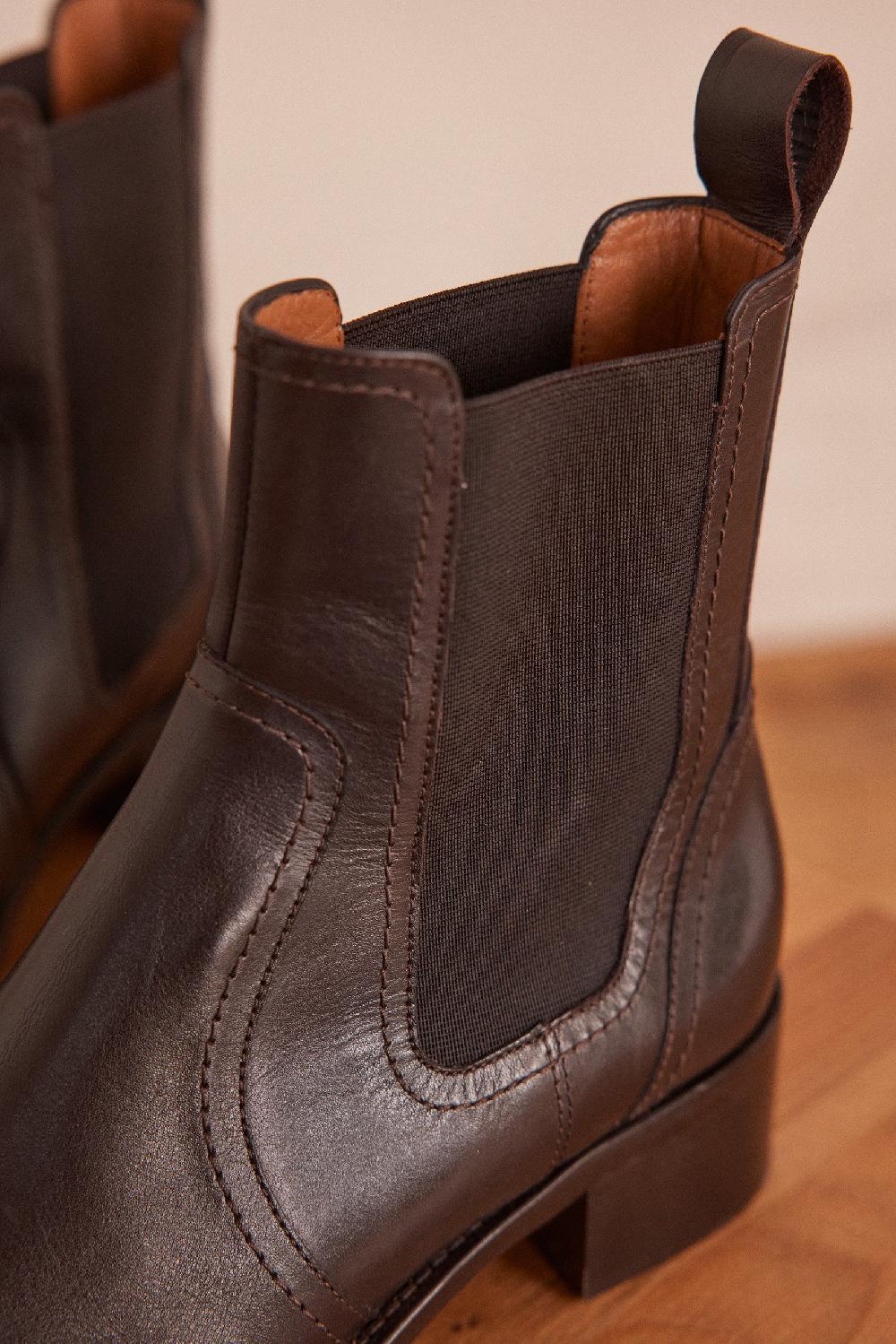 Maison 123 VANIA Leather Ankle Boots