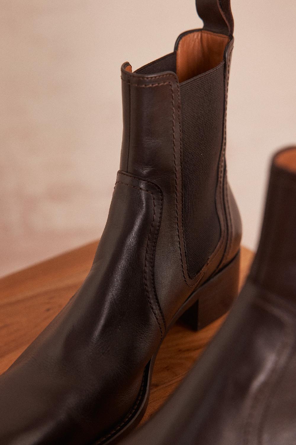 Maison 123 VANIA Leather Ankle Boots