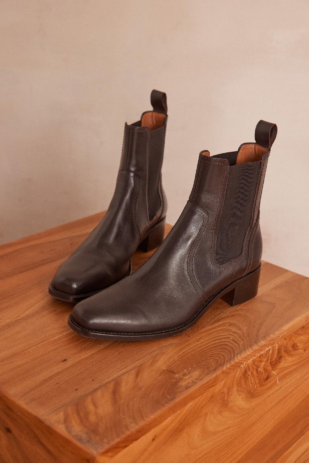 maison 123 VANIA leather ankle boots