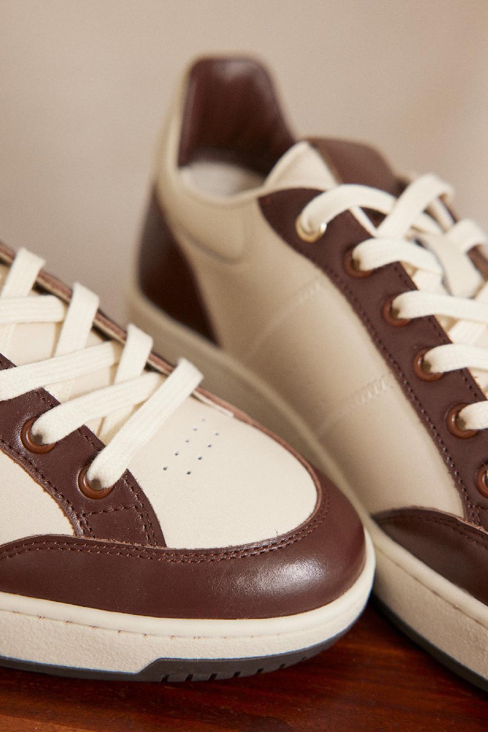 Maison 123 VELORA Leather Trainers