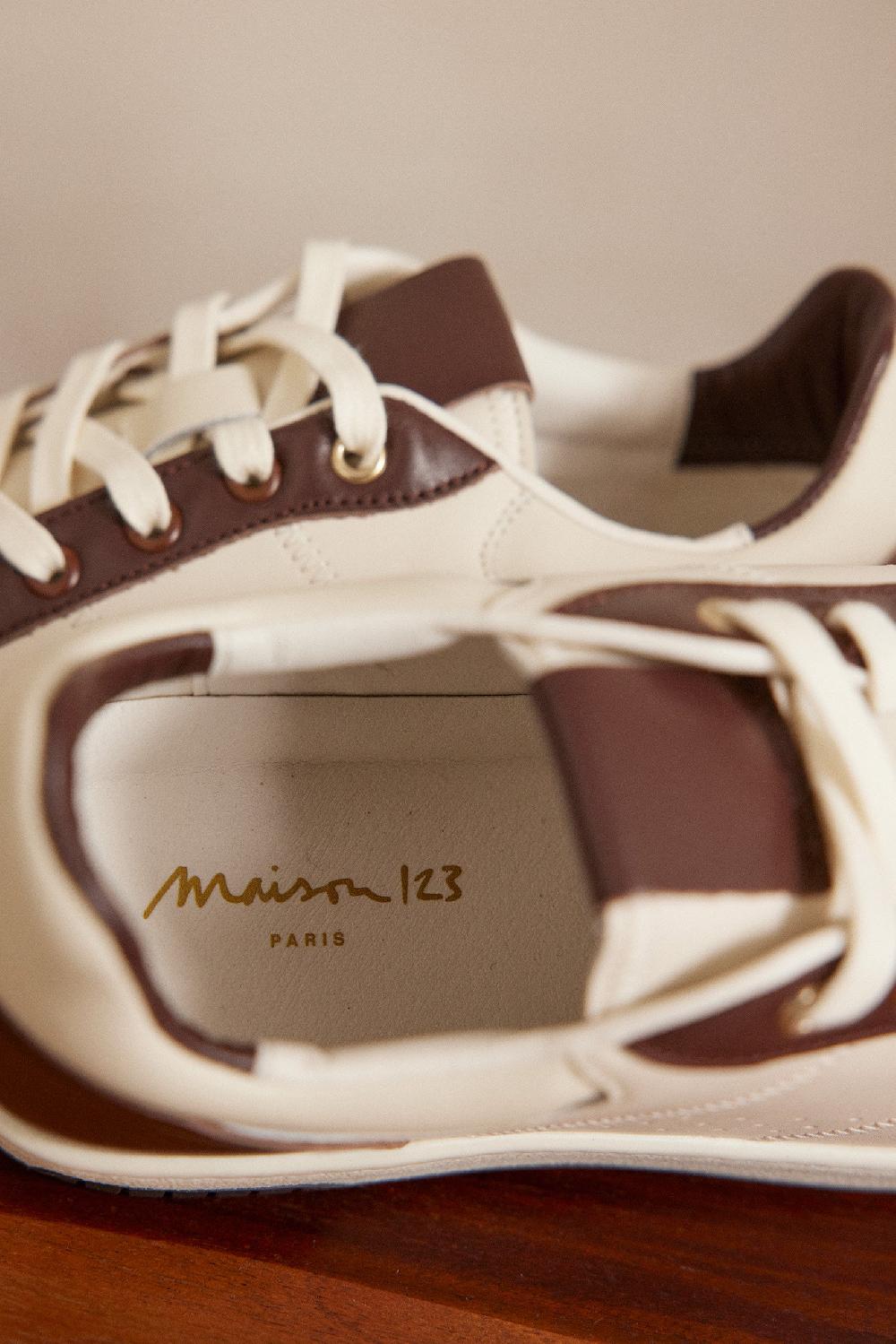 Maison 123 VELORA Leather Trainers