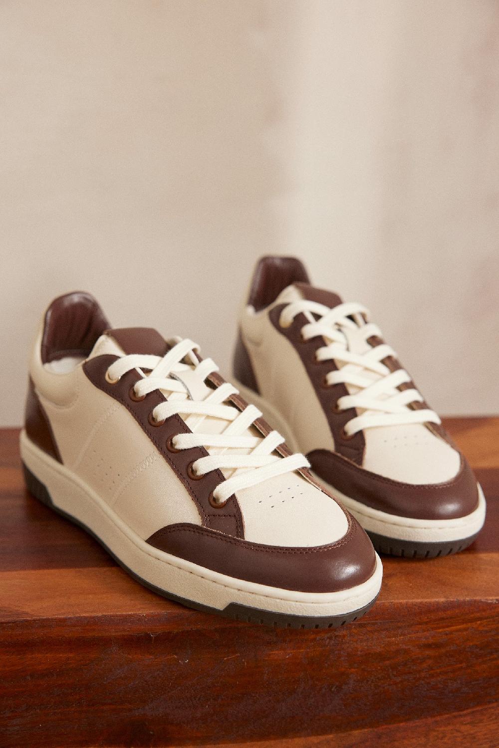 maison 123 VELORA leather trainers