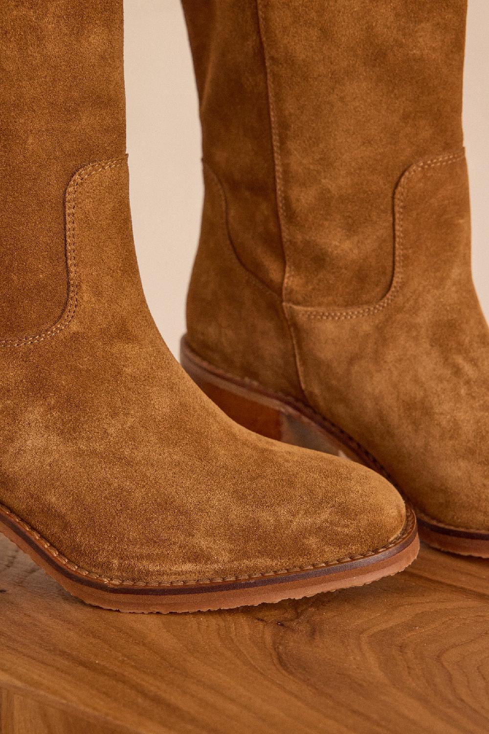 Maison 123 VICTORIA High Boots In Leather