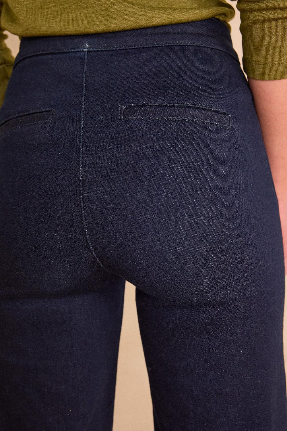 Maison 123 OXAN High-waisted Wide-leg Jeans In Denim