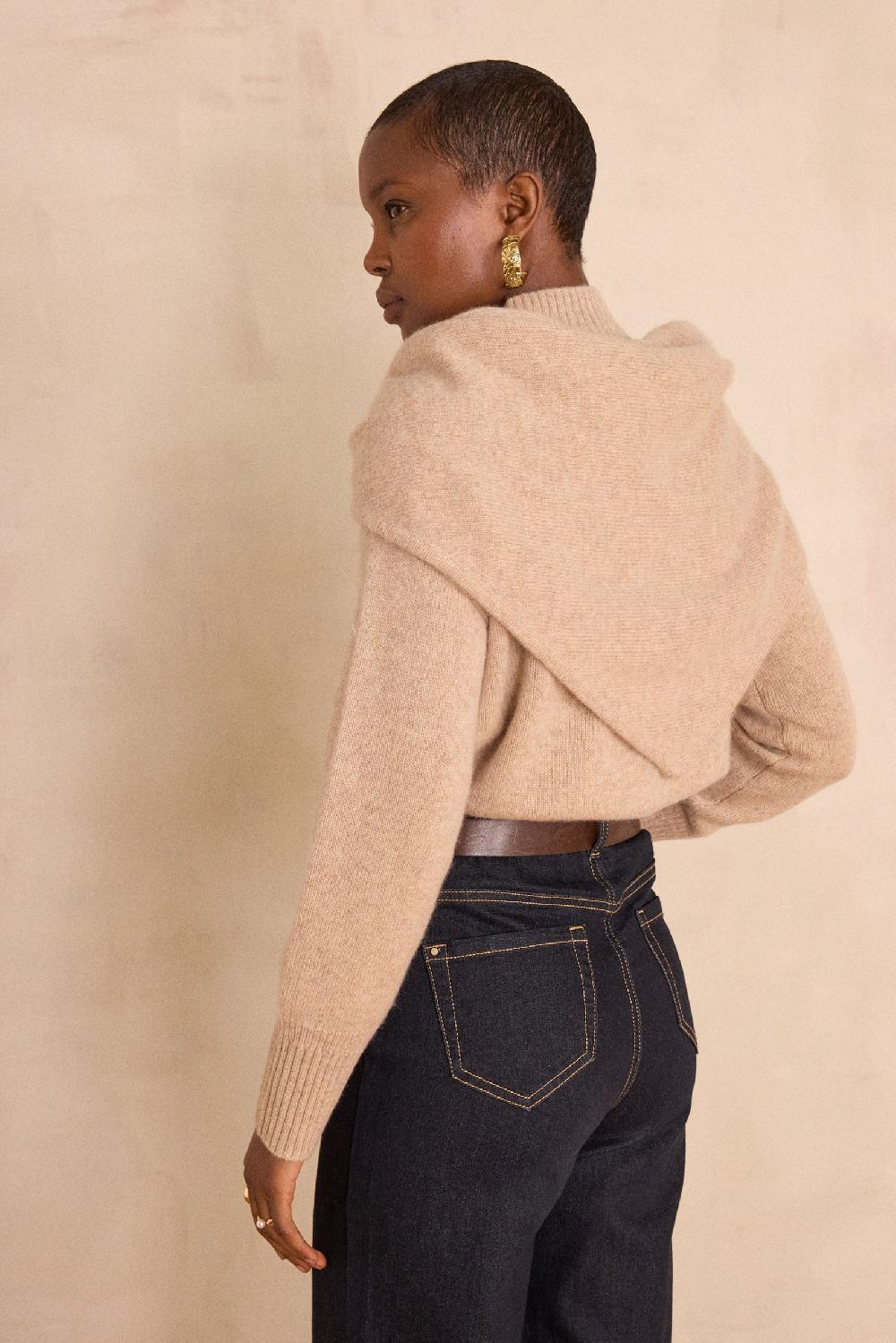 Maison 123 Triangle Scarf In 100% 2-ply Cashmere THOMAS