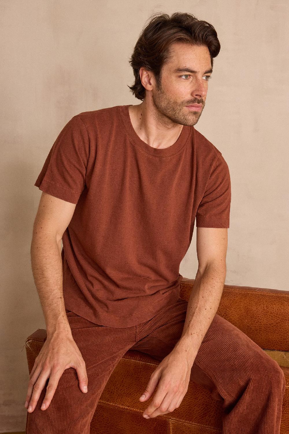 Maison 123 Unisex Round Neck Cotton T-shirt MARCEL(LE)