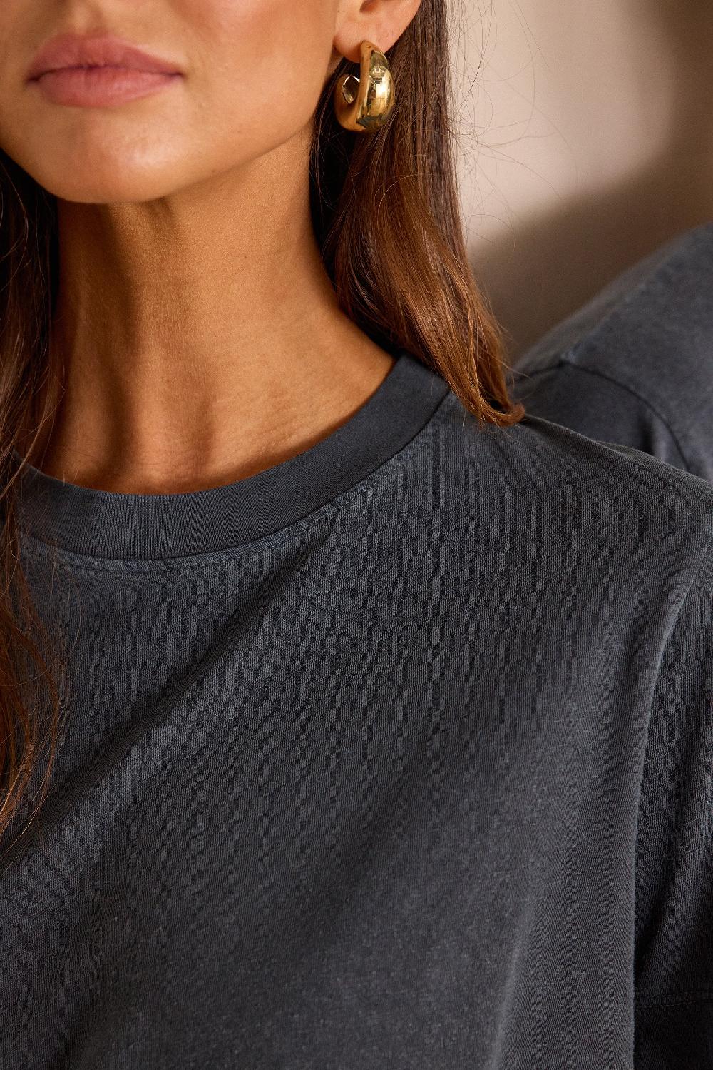 Maison 123 Unisex Round Neck Cotton T-shirt MARCEL(LE)