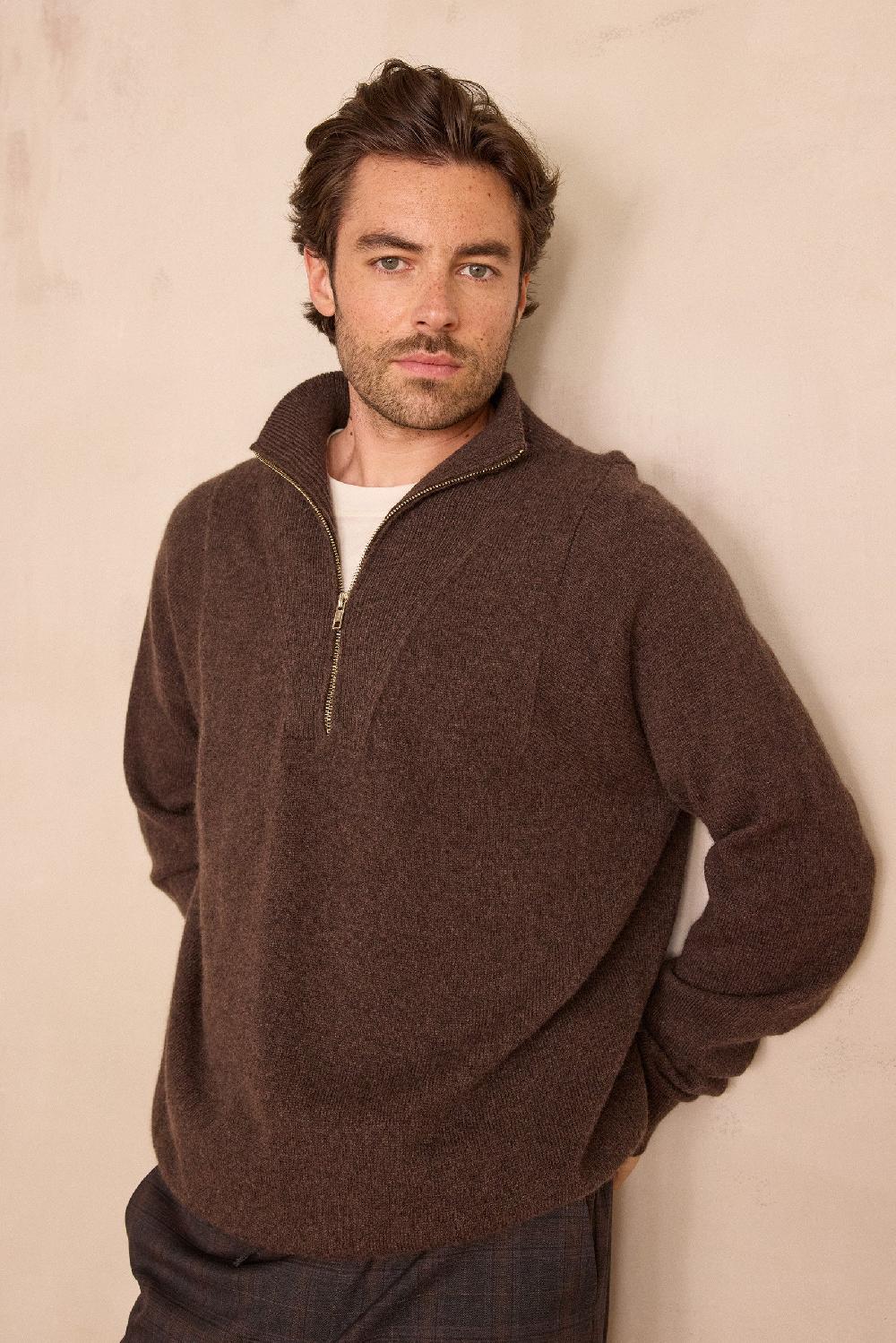 Maison 123 Unisex Turtleneck Jumper In 100% Wool REVEUR