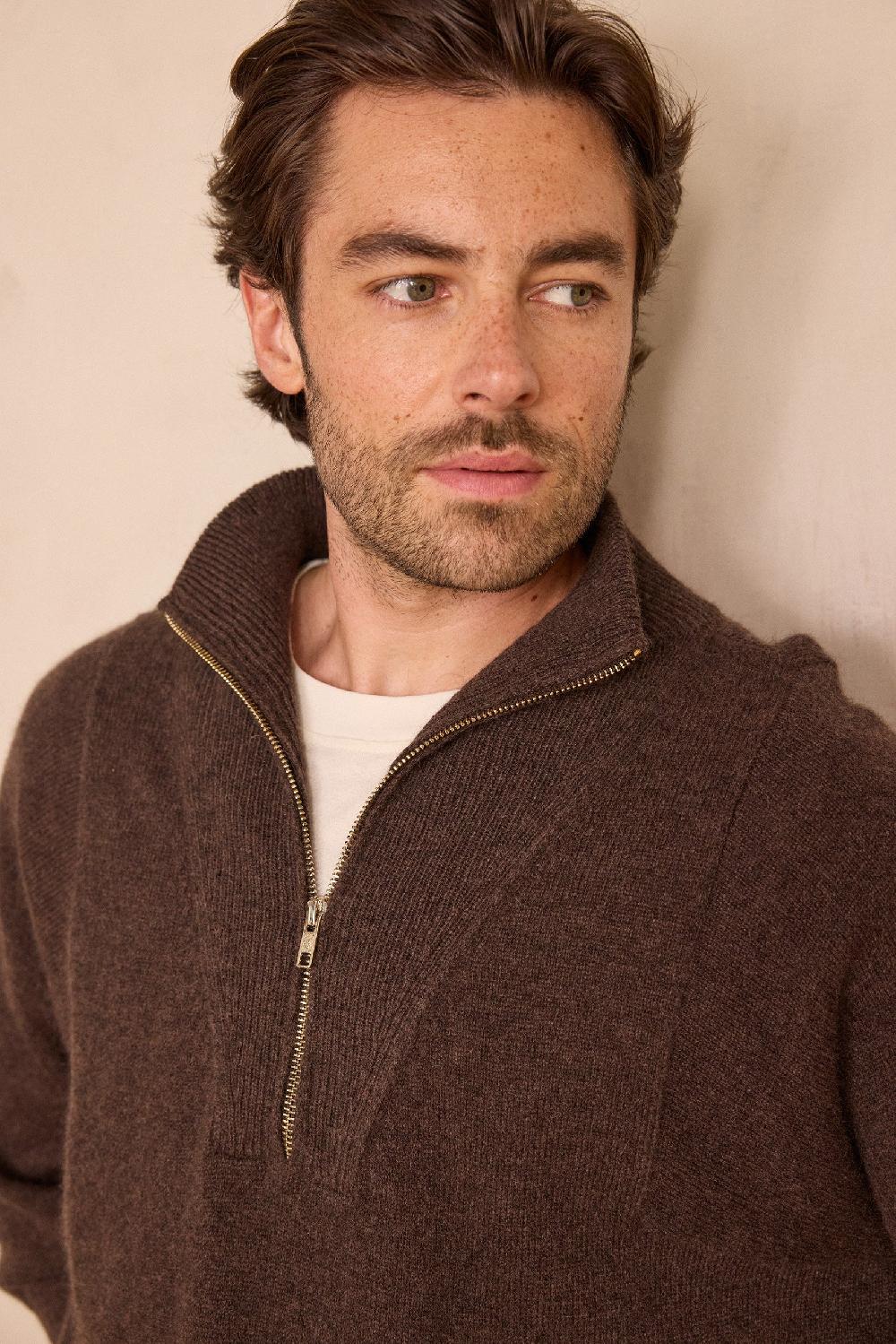 Maison 123 Unisex Turtleneck Jumper In 100% Wool REVEUR