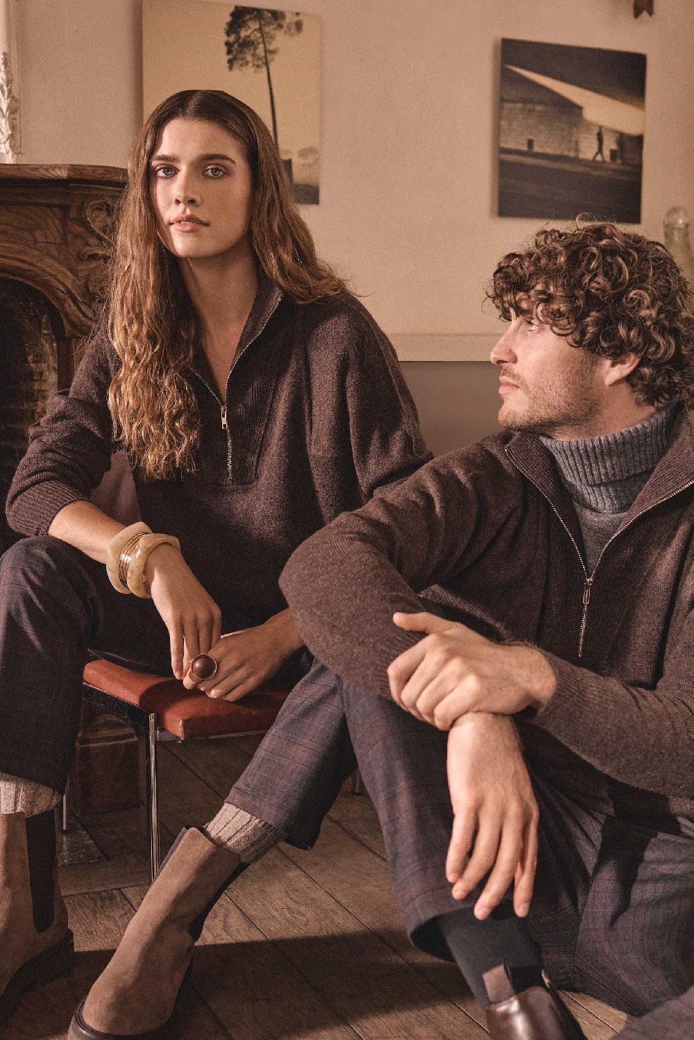 maison 123 Unisex turtleneck jumper in 100% wool REVEUR