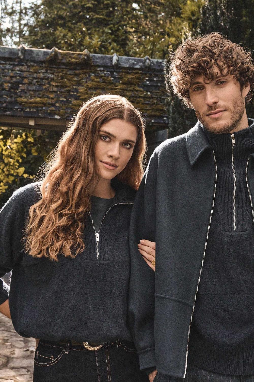 maison 123 Unisex turtleneck jumper in 100% wool REVEUR