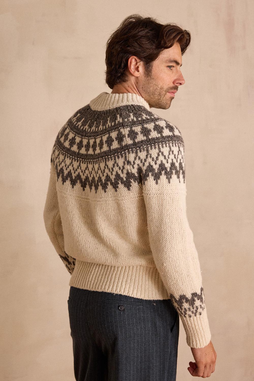 Maison 123 Unisex Turtleneck Jumper In TEMERAIRE Wool