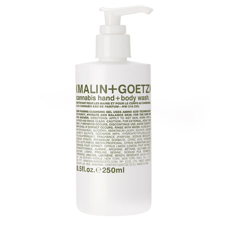 malin goetz cannabis hand+body wash