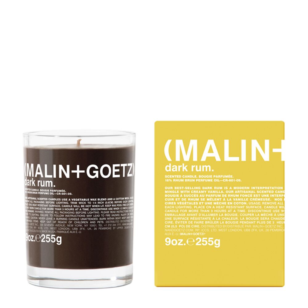 malin goetz dark rum candle
