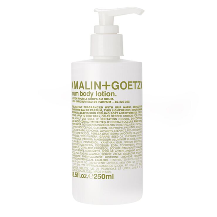 malin goetz rum body lotion