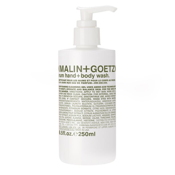 malin goetz rum hand+body wash