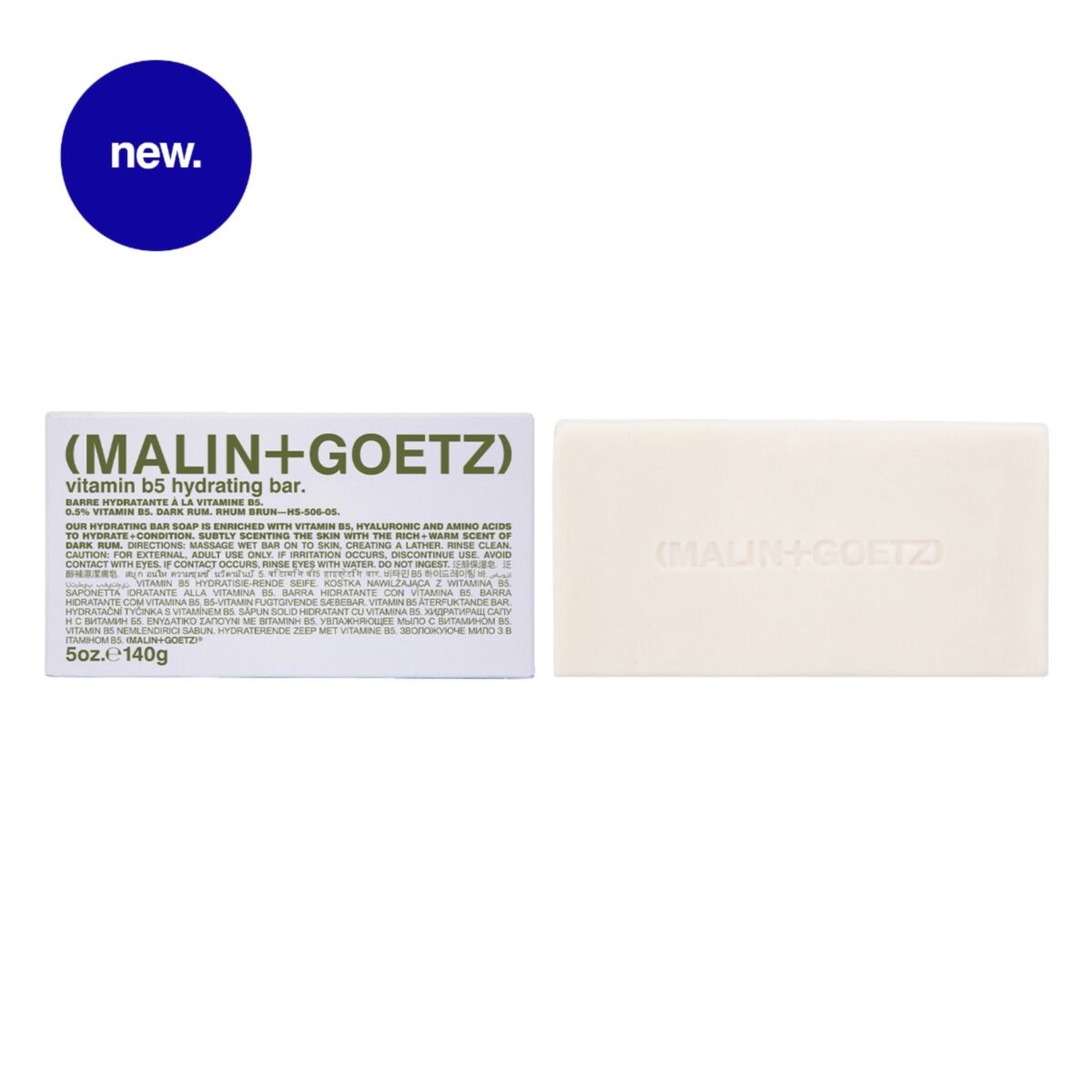 malin goetz vitamin b5 hydrating bar - rum