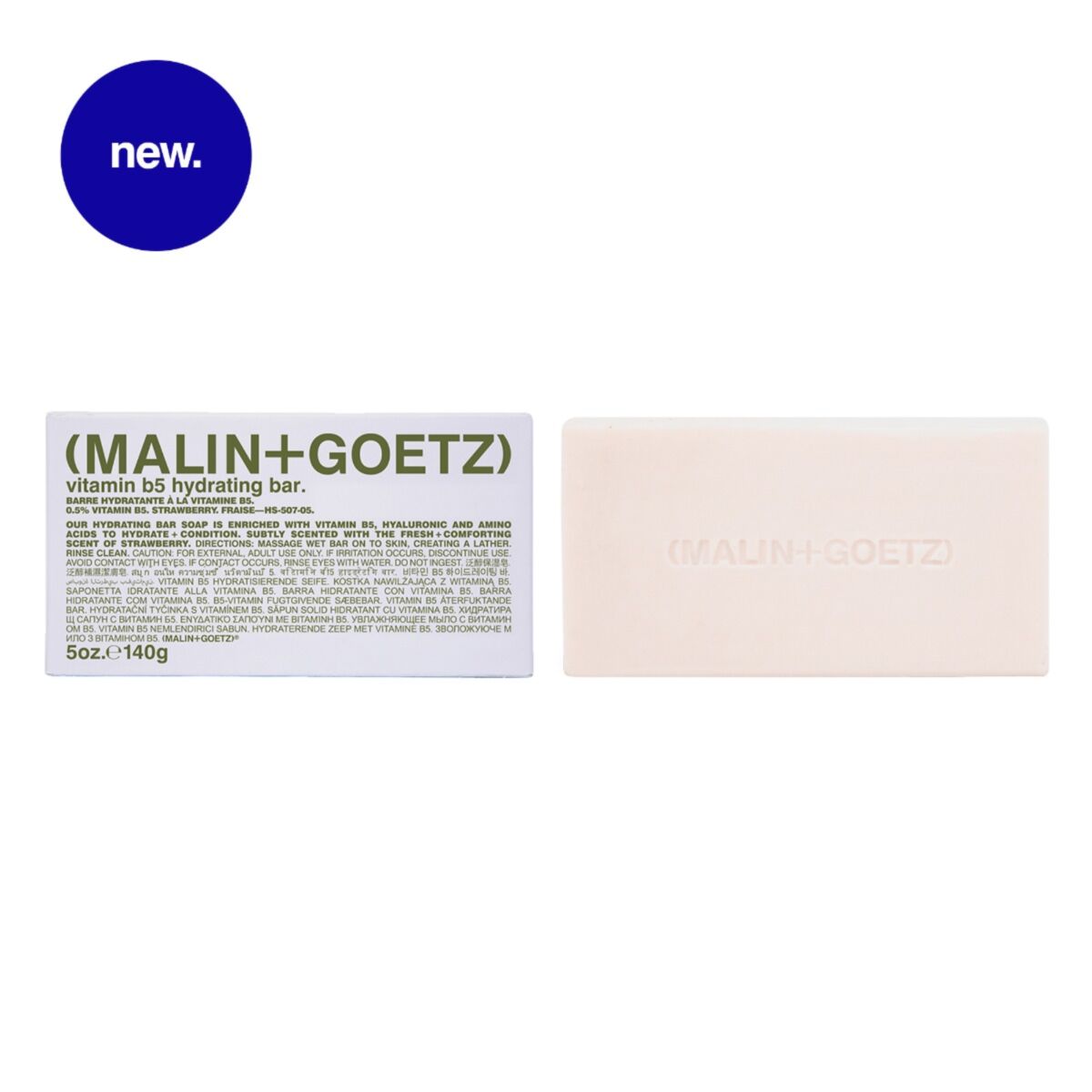 malin goetz vitamin b5 hydrating bar - strawberry