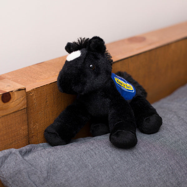 Mane 'n Tail Black Horse With Mane 'n Tail Blue Saddle