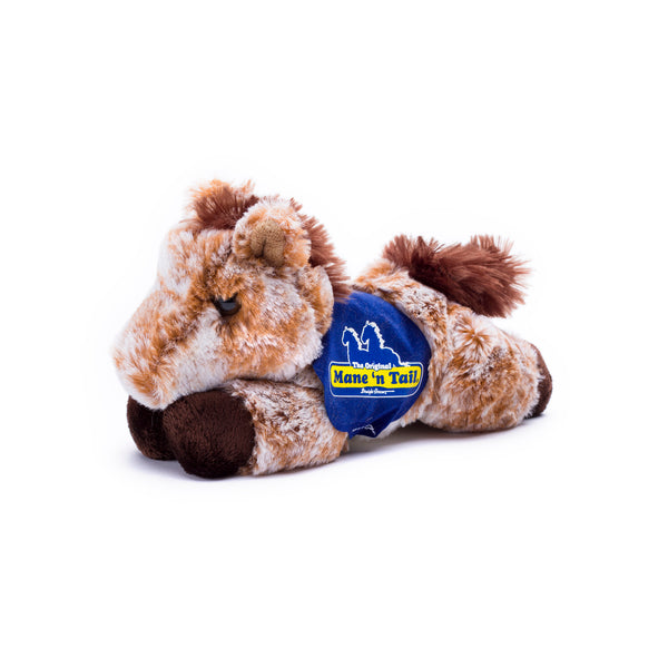 mane 'n tail Buckskin Horse with Blue Mane 'n Tail Saddle