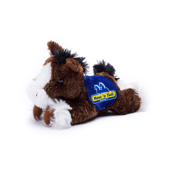 mane 'n tail Clydesdale Horse with Mane 'n Tail Blue Saddle