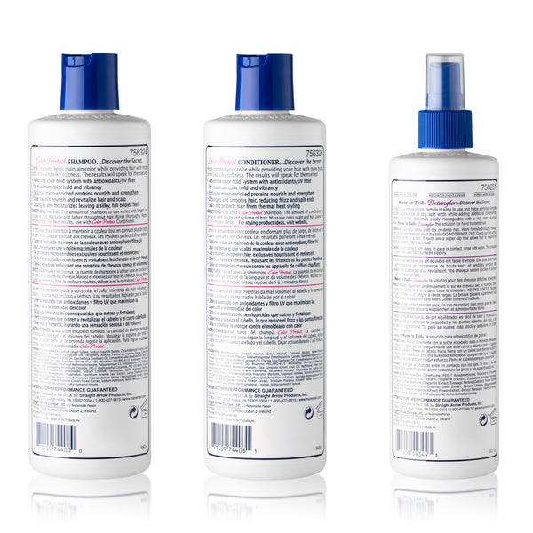 Mane 'n Tail Color Protect Shampoo & Conditioner Plus Detangler Set
