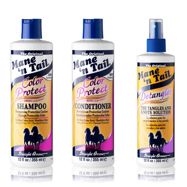 mane 'n tail Color Protect Shampoo & Conditioner Plus Detangler Set