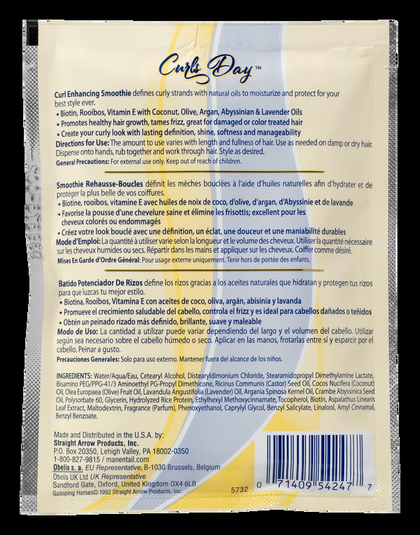 Mane 'n Tail Curls Day 3 Packettes Set Curl Defining Cream Enhancing Smoothie & Daily Moisture