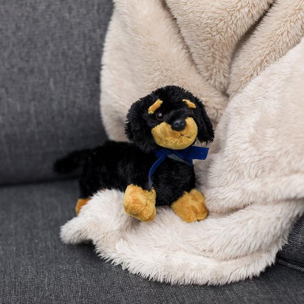 Mane 'n Tail Dachshund With Mane 'n Tail Blue Bandana