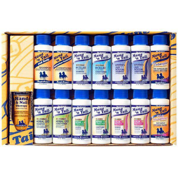 Mane 'n Tail Mane 'n Tail Sampler Gift Box Trial Size Shampoos Conditioners And Detanglers 15 Piece Set
