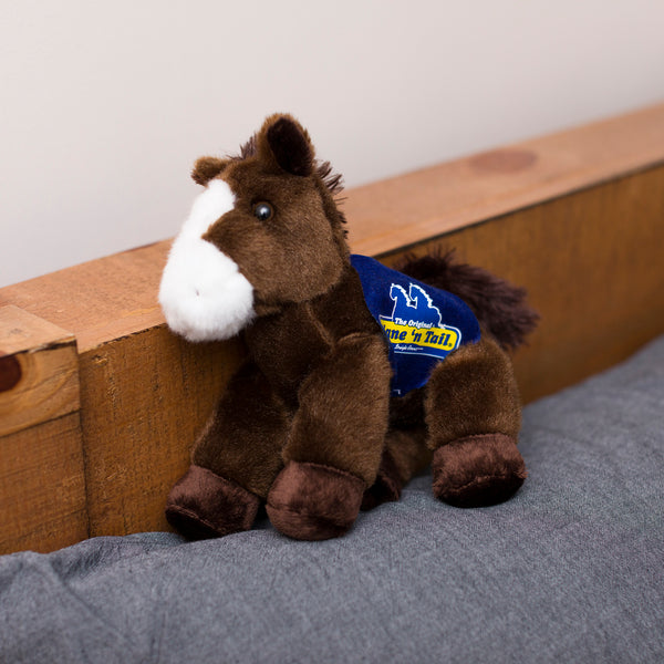 Mane 'n Tail Paint Horse With Mane 'n Tail Blue Saddle