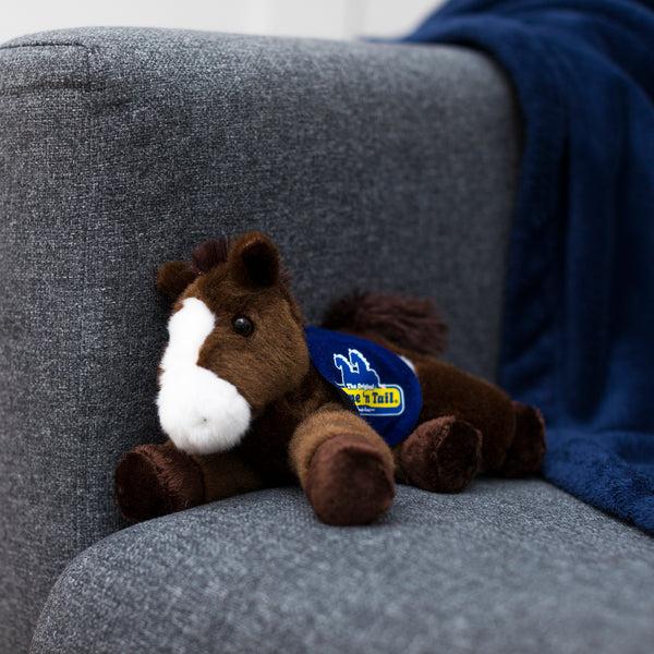 Mane 'n Tail Paint Horse With Mane 'n Tail Blue Saddle