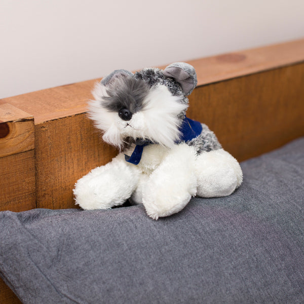 Mane 'n Tail Schnauzer With Mane 'N Tail Blue Bandana