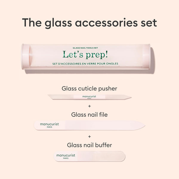 Manucurist Accessories & Equipment Glass Nail Accessory Trio