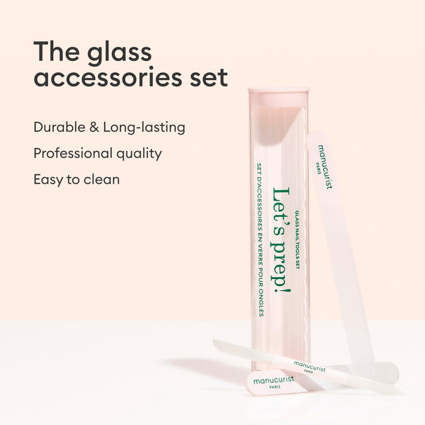 Manucurist Accessories & Equipment Glass Nail Accessory Trio
