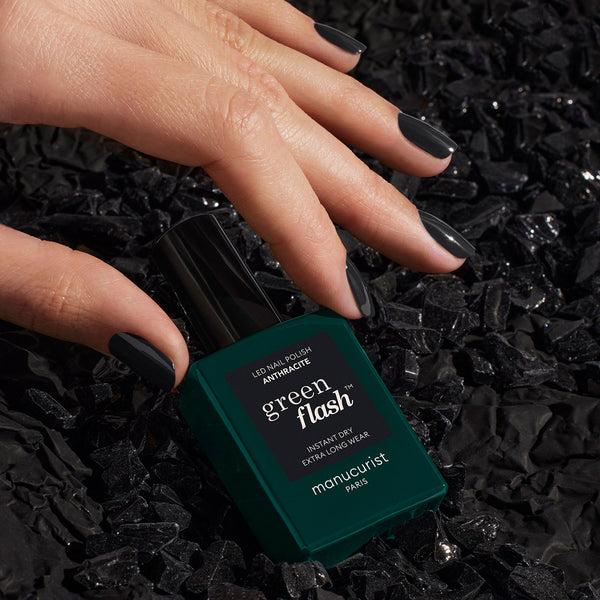 Manucurist Green Flash™ Led Gel Polish - 0.5 Fl Oz Anthracite