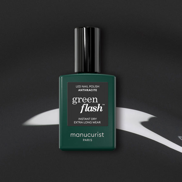 manucurist Green Flash™ Led Gel Polish - 0.5 fl oz Anthracite