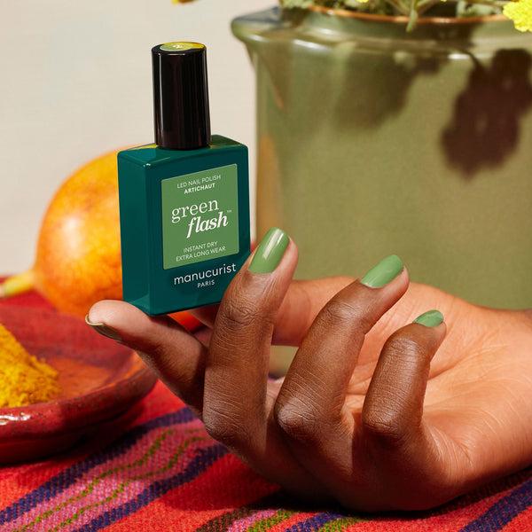 Manucurist Green Flash™ Led Gel Polish - 0.5 Fl Oz Artichoke