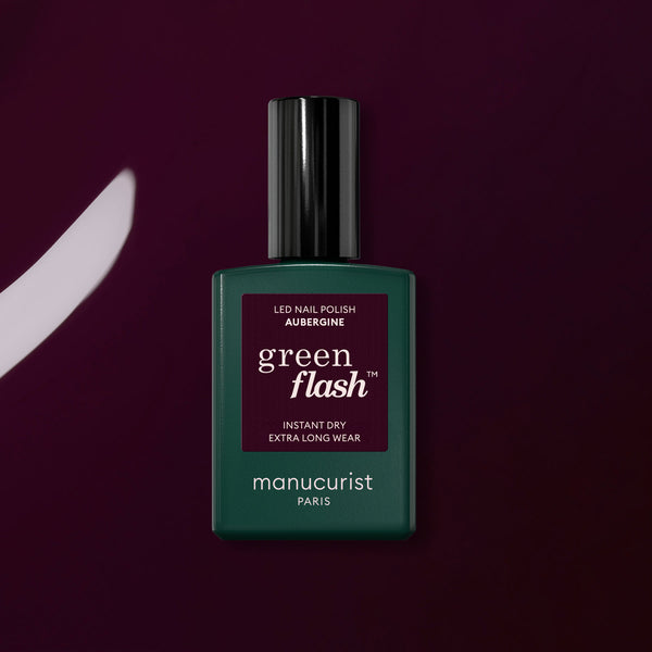 manucurist Green Flash™ Led Gel Polish - 0.5 fl oz Aubergine