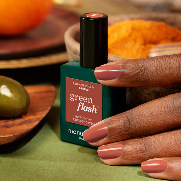 Manucurist Green Flash™ Led Gel Polish - 0.5 Fl Oz Brique